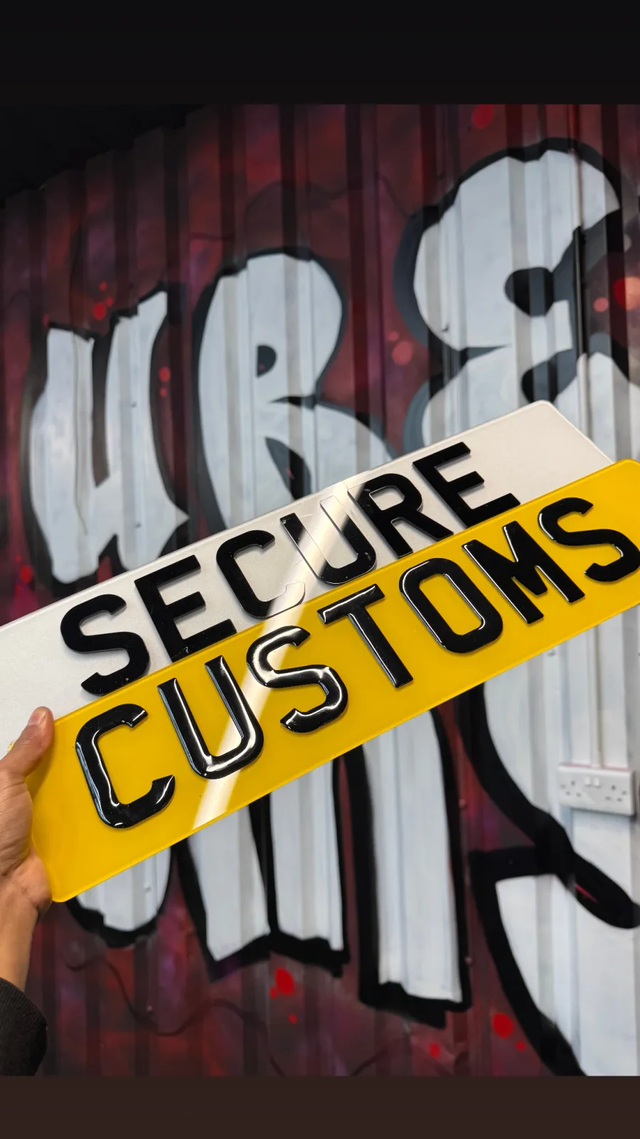 3D & 4D Number Plates by Secure Customs